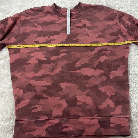 Lululemon Perfectly Oversized Crew Heritage 365 Camo Brier Rose Multi - Picture 3 of 6